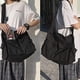 thumbnail image 3 of Bolso bandolera de lona, bolso tote de lona, bolso bandolera tipo hobo con múltiples bolsillos, bolso tote de lona para mujer y hombre., 3 of 6