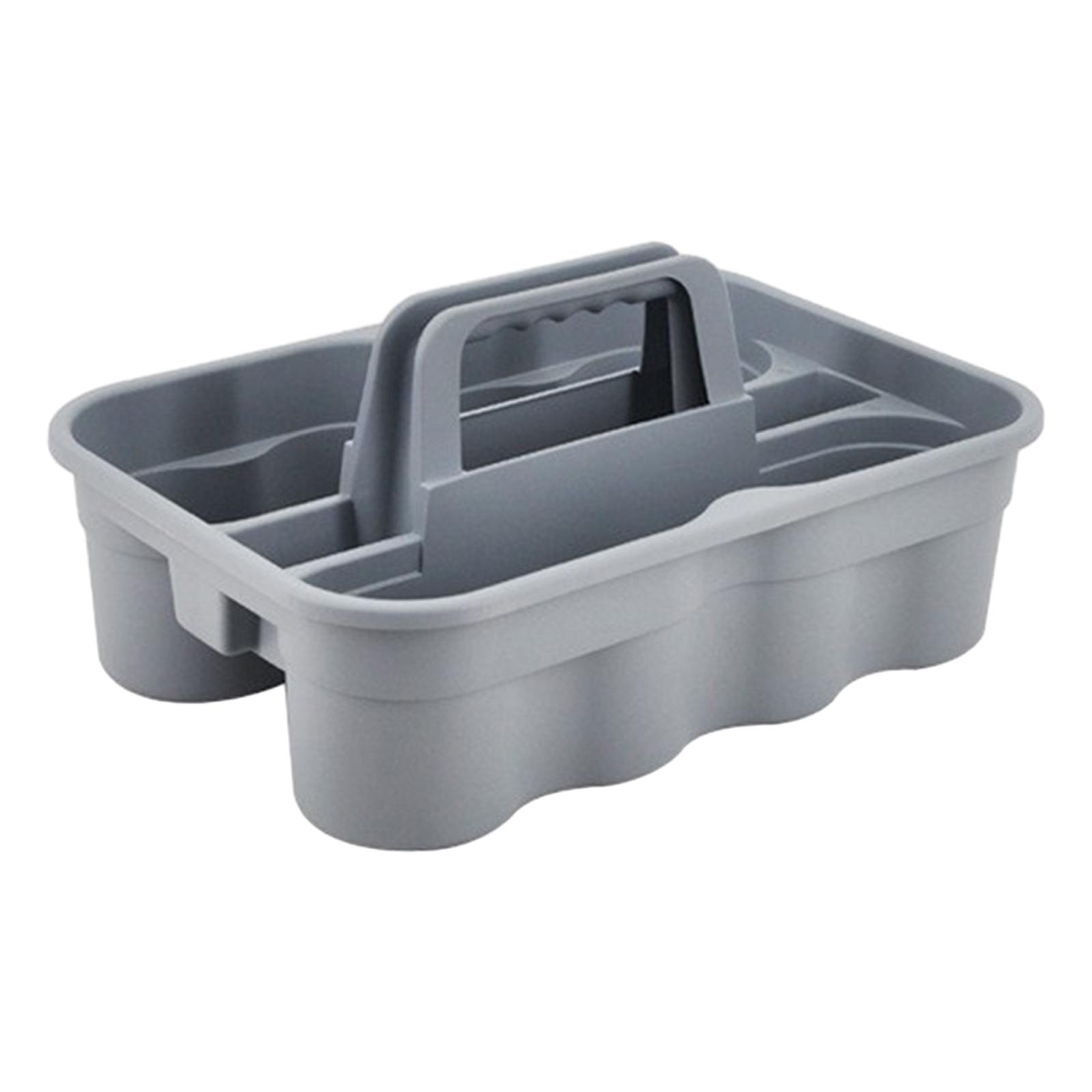 Bothyi - Organizador Portátil De Asas Para Cesta De Limpieza De Pp, Color Gris Resistente Para Salas De Manualidades, Estilo B
