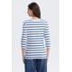 thumbnail image 3 of Polera Mujer Print Rayas Azul, 3 of 4