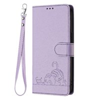 Funda Tipo Cartera Foxdock Para Samsung Galaxy S23 Ultra Con Soporte, Ranuras, Rfid, Diseño De Gato