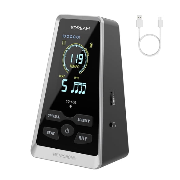 Pantalla LCD recargable Metronome SDREAM SD-600 con voz y temporizador