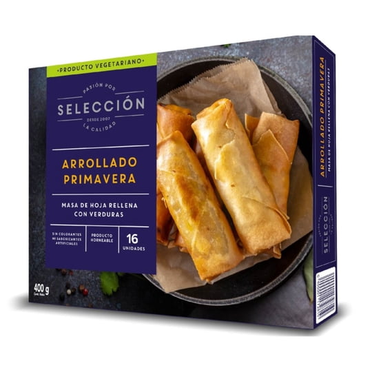 Entradas Coctel Arrollado Primavera 400 g Selección