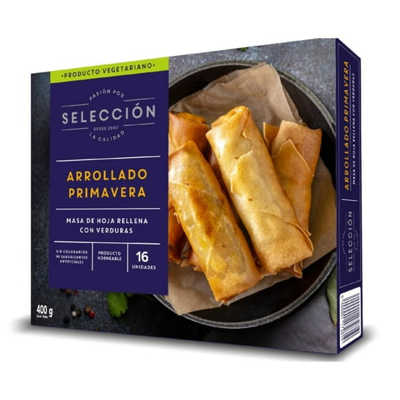 Entradas Coctel Arrollado Primavera, 400 g