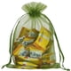 thumbnail image 5 of Bolsas de organza HRX paquete 10x15 cm verde oliva 100 unidades, 5 of 8