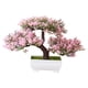 thumbnail image 3 of árbol De Bonsái De Plantas Artificiales Para El Hogar, Jardín, Oficina, Pared, Estante De Libros, Decoración Rosa, 3 of 5