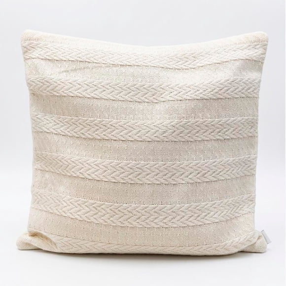 Funda de Cojín Boho Tejida Funda Almohadon Sofa Diseño Linea 45x45cm