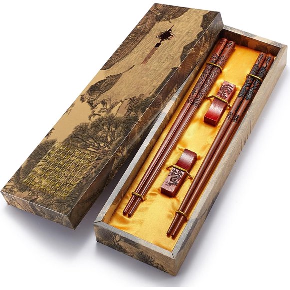 Palitos chinos ZOMCHAIN de madera de 9 pulgadas