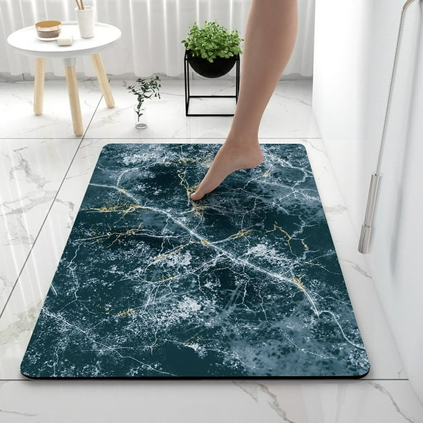 1pc Super Absorbent Diatom Mud Bath Rug - Soft and Non-Slip Shower Carpet for Home Bathroom - Quick Dry Bath Mat with Diatomaceous Earth - Bathroom Accessories