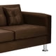 thumbnail image 4 of Sofa New Retro 3c Felpa 12 Chocolate, 4 of 6