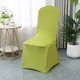 thumbnail image 1 of Xiao Hua Funda Elástica para Silla de Fiesta Verde Claro -1 Pieza, 17.72 X 17.72 X 37.4 Pulgadas, Tela Elástica Gruesa Resistente a las Arrugas, Funda Decorativa para Silla para Bodas, Banquetes y, 1 of 5