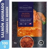 Salmón Ahumado Al Merkén En Láminas 100 G Selección