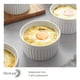 thumbnail image 2 of Ramekins DOWAN de porcelana apta para horno, 120 ml, para crema brulee, 2 of 9
