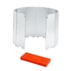 thumbnail image 1 of Parabrisas De Estufa Plegable Portátil Protección Contra El Viento Para Cocinar Senderismo Al Aire Libre Argent, 1 of 4