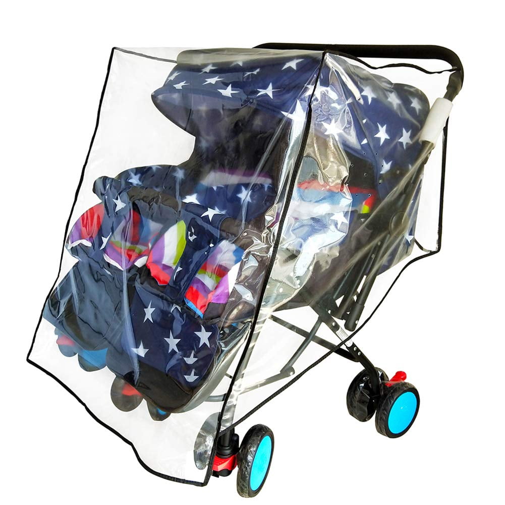 Cobertor Impermeable Para Lluvia Para Cochecito Doble Hsjh Universal