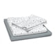 thumbnail image 3 of Sabana 144 Hilos Estampada 1 5 Plaza Floral Gris, 3 of 3
