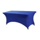 thumbnail image 5 of Protector de tela de mesa para la mesa de la mesa de la mesa del rectángulo de 6 pies para el espectáculo de cumpleaños Fiesta del salón de belleza de Azul, 5 of 5