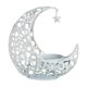 thumbnail image 1 of Candelabro De Metal Eid Mubarak Mantel Party Salón Tealight Candelero Blanco, 1 of 5