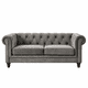 thumbnail image 2 of Sofa Florencia 3C Tela Velvet Gris, 2 of 6