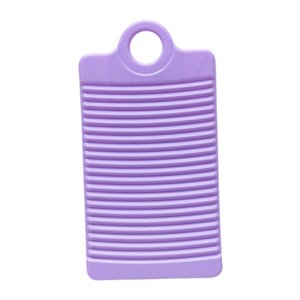 Magideal - Tabla Para Lavar A Mano, Tabla Para Lavar Ropa, Mini Tabla Para Fregar, Tabla Para Lavar Rectangular, Herramienta Para Lavar Ropa A Mano Para El Hogar Violeta