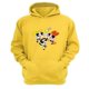 thumbnail image 1 of Polerón Canguro Niñas Superpoderes Amarillo Talla L Unisex, 1 of 3