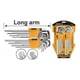 thumbnail image 1 of Set Llaves Allen/Torx Industrial 18 Piezas 1.5-10Mm/T10-50 Ingco Hhkset0181, 1 of 2