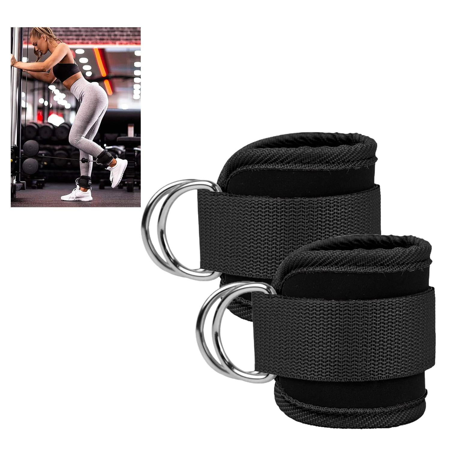 Genérico - Correas Strap Tobillo Muñeca Velcro Reforzado Gym Poleas