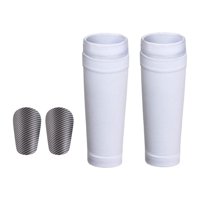 Ioensy - Equipo De Fútbol Protector Con Calcetines, Mini Espinillera Antideslizante, 2 Uds.