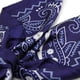 thumbnail image 4 of Pañuelo tipo seda 70 x 70 bandana elegante azul Talla Única, 4 of 5