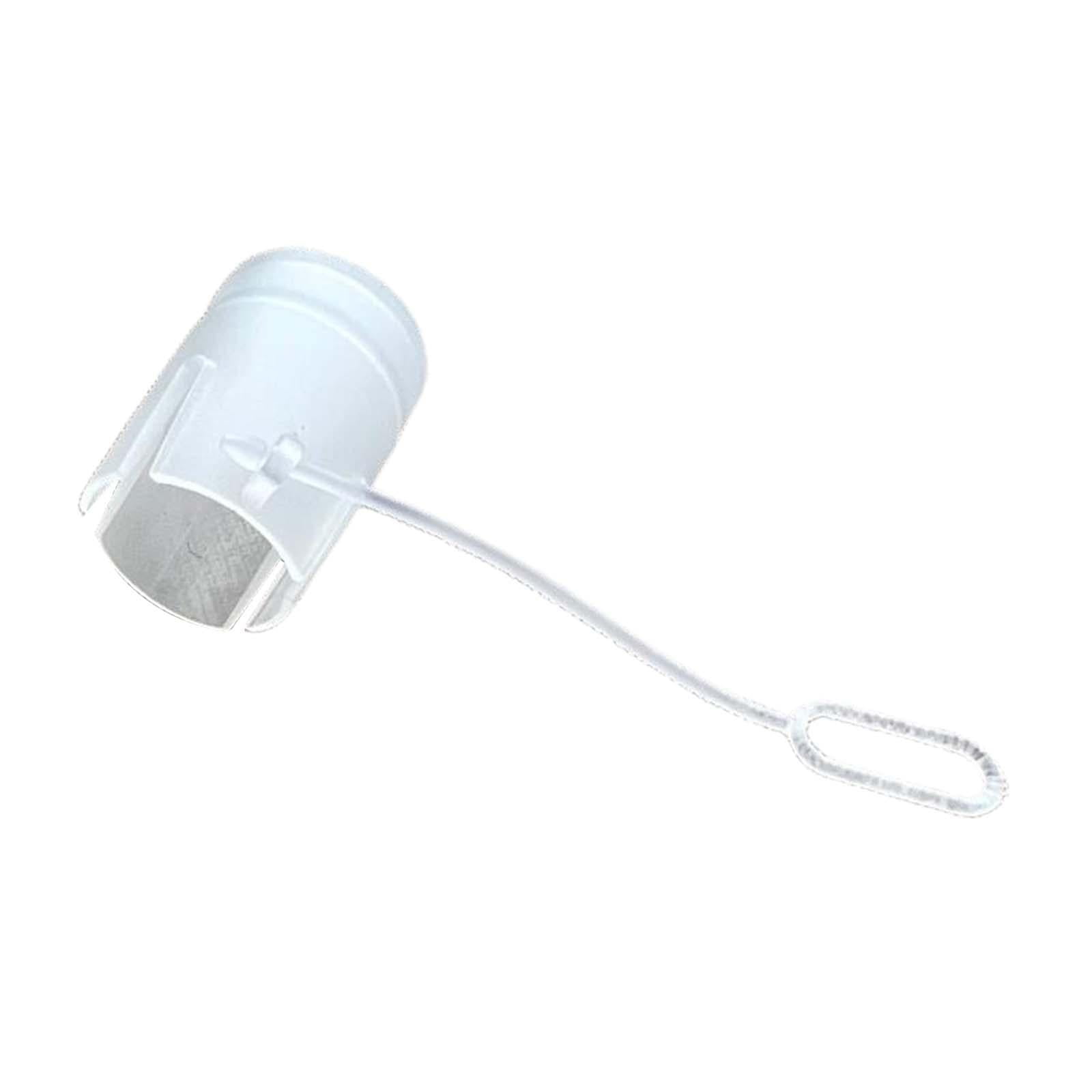 Ioensy - Cubierta De Válvula De Mordida De Hidratación, Cubierta Antipolvo Unisex Para Ciclismo, Senderismo, Exterior, Blanco, Redondo, 18,25mm