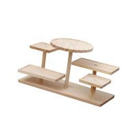 Magideal - Soporte De Madera Para Tartas, Torre Para Cupcakes, Práctico Estante De Exhibición Para Mostrador, Soporte Para Postres, Soporte De Madera Para Planta 30 Centímetros