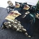 thumbnail image 2 of Death Deed Reaper Skull Ghost Quilt Duvet Pillow Bed Set3-Piece Bedding Set (1 Duvet Cover + 2 Pillow Shams), 2 of 3