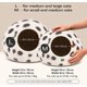 thumbnail image 2 of Cueva para Gato MEOWFIA de Lana Merino – Talla Grande, Estampado Leopardo de las Nieves, 2 of 7