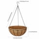 thumbnail image 3 of Maceta colgante ZeediX de metal con forro de fibra de coco, 14 cm, 3 of 7