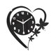 thumbnail image 3 of Reloj De Pared Acrílico Elegante Reloj Decorativo único Para Interior Oficina Dormitorio Negro, 3 of 5