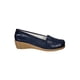 thumbnail image 1 of Mocasín Cuero Helen Azul, 1 of 5