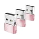 thumbnail image 5 of 3 Piezas Tipo C 3.1 A USB 2.0 Adaptador De Transmisión De Datos Para Auriculares Rosa, 5 of 5