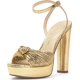 thumbnail image 1 of Sandalia de plataforma Jessica Simpson Immie dorada de piel sintética, 1 of 7