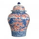 thumbnail image 3 of Tarro De Jengibre Chino De Porcelana De Cerámica De 1300ml, Tarro De Almacenamiento Para Oficina, Hogar, Regalo, Fénix, 3 of 3