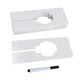 thumbnail image 5 of 30x separadores de armario, perchas organizadoras de ropa reutilizables, separadores de tamaño de estante de ropa para clasificar el tamaño de la ropa, 5 of 5