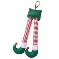 Magideal - Adornos De Patas De , Adornos Navideños De Animales De Peluche, Suministros Para Fiestas Navideñas De Invierno, Decoración Del Hogar Para Mesa Verde