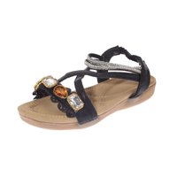 Sandalia Negro Vía Franca