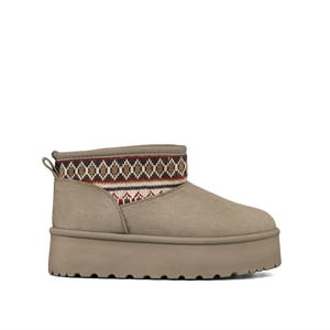 Botin Térmico Casual Mujer Gamuza Antideslizante Weide Sl25
