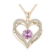 thumbnail image 1 of Piedra de Nacimiento de Junio, Collar de Oro Rosa de 18K, Regalo de Joyería de Cumpleaños para Mujer, Novia, Hija, Regalo de Cumpleaños para Esposa, Regalo Del Día de San Valentín, 1 of 5
