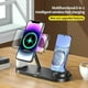 thumbnail image 3 of 8-en-1 LED magnético soporte de carga inalámbrica para iPhone 16/15/14/13/12 Pro Max Apple Watch AirPods estación de carga rápida-Negro, 3 of 7
