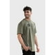 thumbnail image 3 of Polera Orgánica Acid-Wash Rectangular Logo Verde Hombre Falcone, 3 of 3
