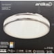 thumbnail image 1 of Lámpara de techo Artika Hemisphere LED con montaje empotrado, 38 x 38 x 8 cm, 1 of 7