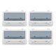 thumbnail image 3 of 4 Piezas De Ojo De Buey De Apertura De Rectángulo De Barco 320x120mm Ventana Barco / Yate / RV, 3 of 5