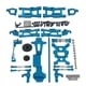 thumbnail image 4 of 1:14 RC Upgrade Metal Kit Motor Gear Para WLtoys 144001 Piezas De Automóvil Azul, 4 of 5