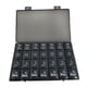 thumbnail image 3 of Caja de pastillas portátil de Organizador 4 veces Caja de pastillas grande Contenedor de pastillas para pastillas Suplementos de aceite Negro, 3 of 5