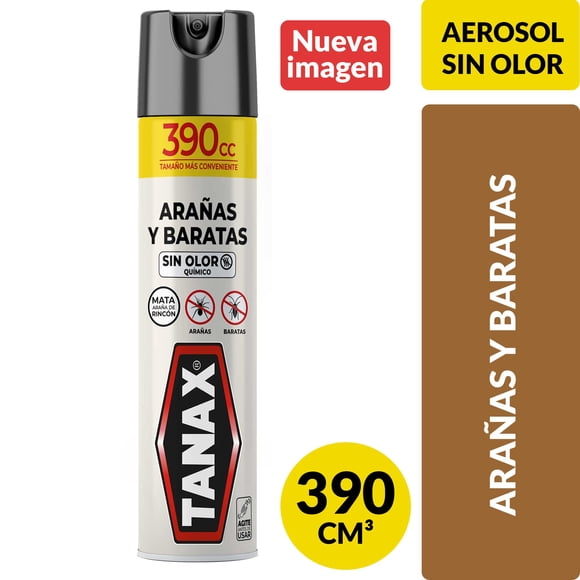 Insecticida Aer Arañas Y Baratas Sin Olor 390Cc Tanax